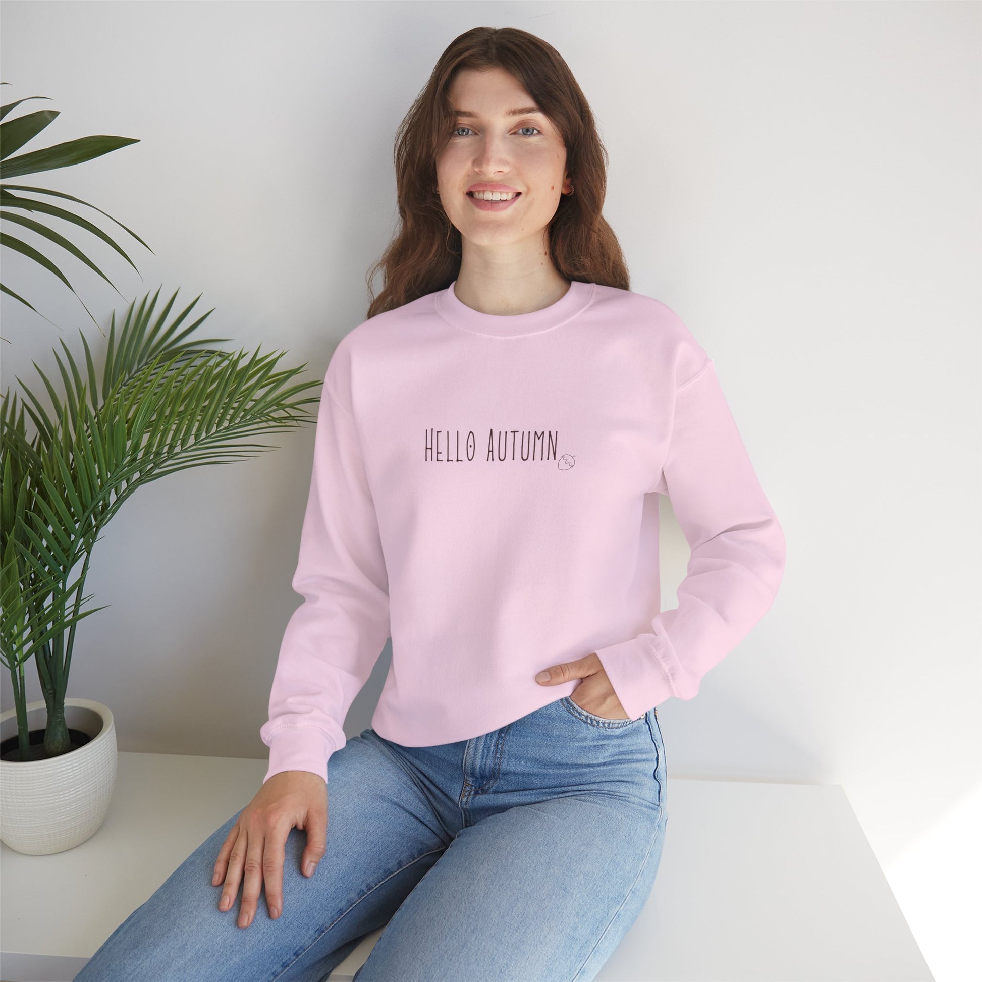 Cozy Autumn Crewneck Sweatshirt - Unisex Warmth, Great for Layering, Seasonal Style