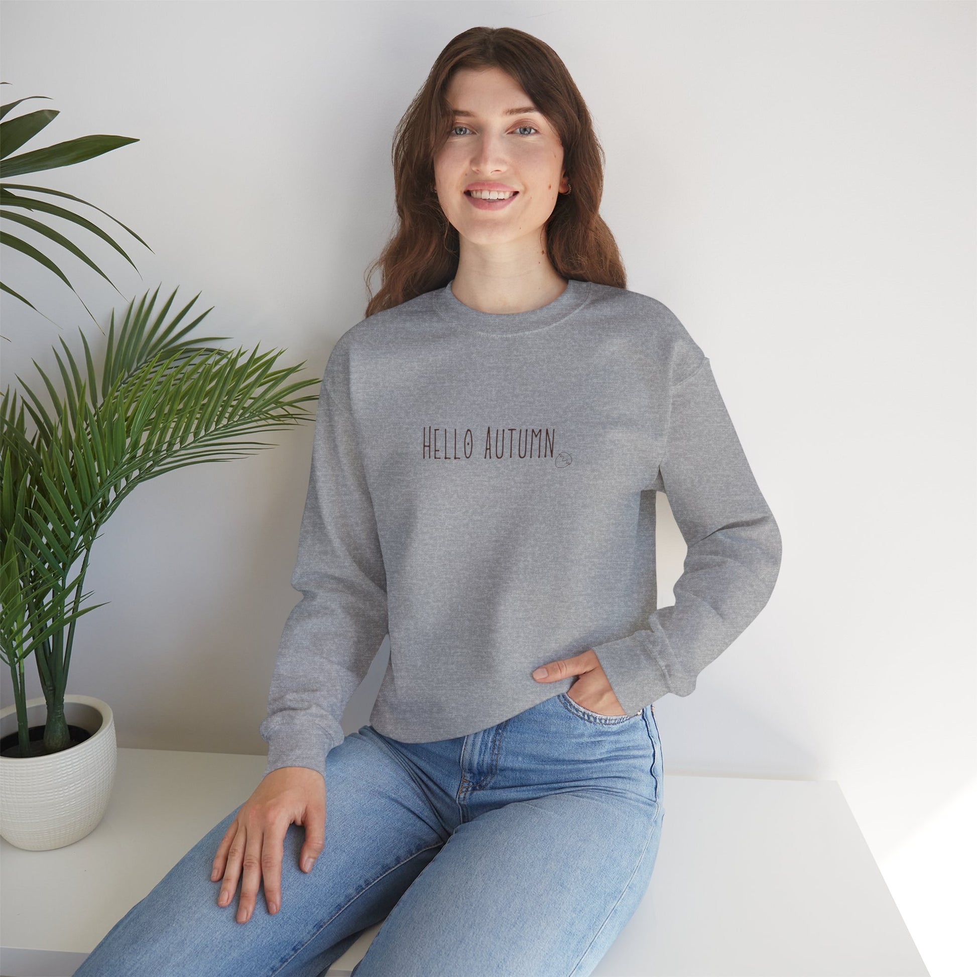 Cozy Autumn Crewneck Sweatshirt - Unisex Warmth, Great for Layering, Seasonal Style