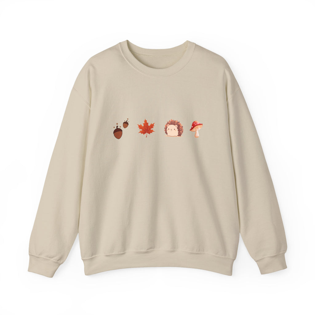 Autumn Vibes Unisex Crewneck Sweatshirt, Fall Fashion Cozy Sweater Gift