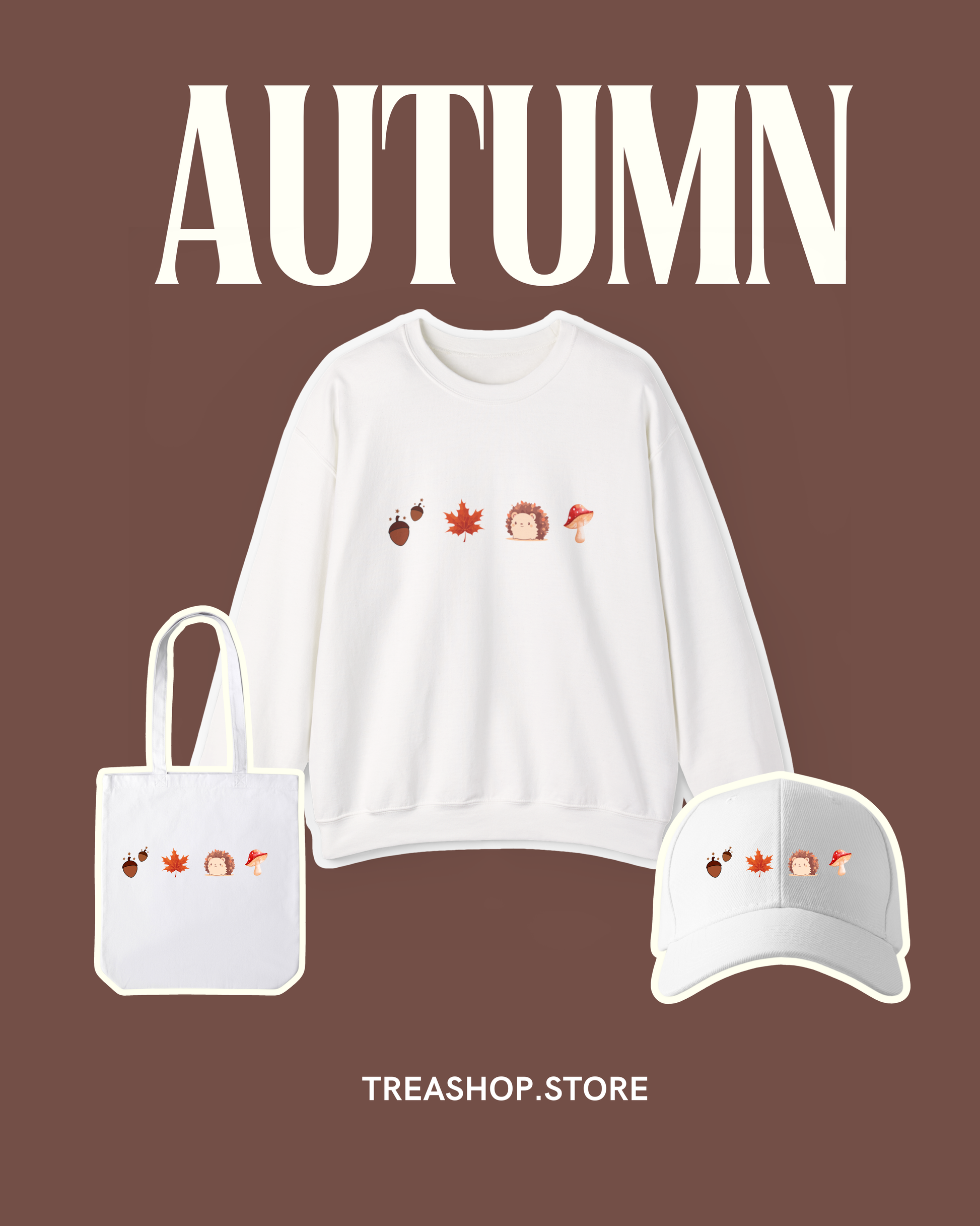 Autumn Vibes Unisex Crewneck Sweatshirt, Fall Fashion Cozy Sweater Gift