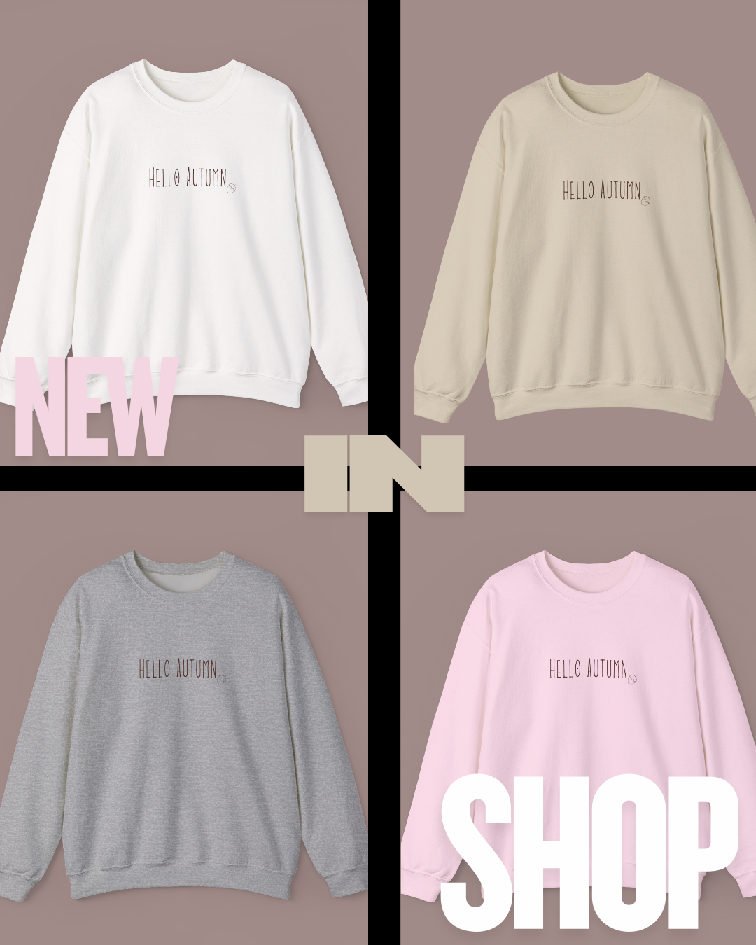 Cozy Autumn Crewneck Sweatshirt - Unisex Warmth, Great for Layering, Seasonal Style