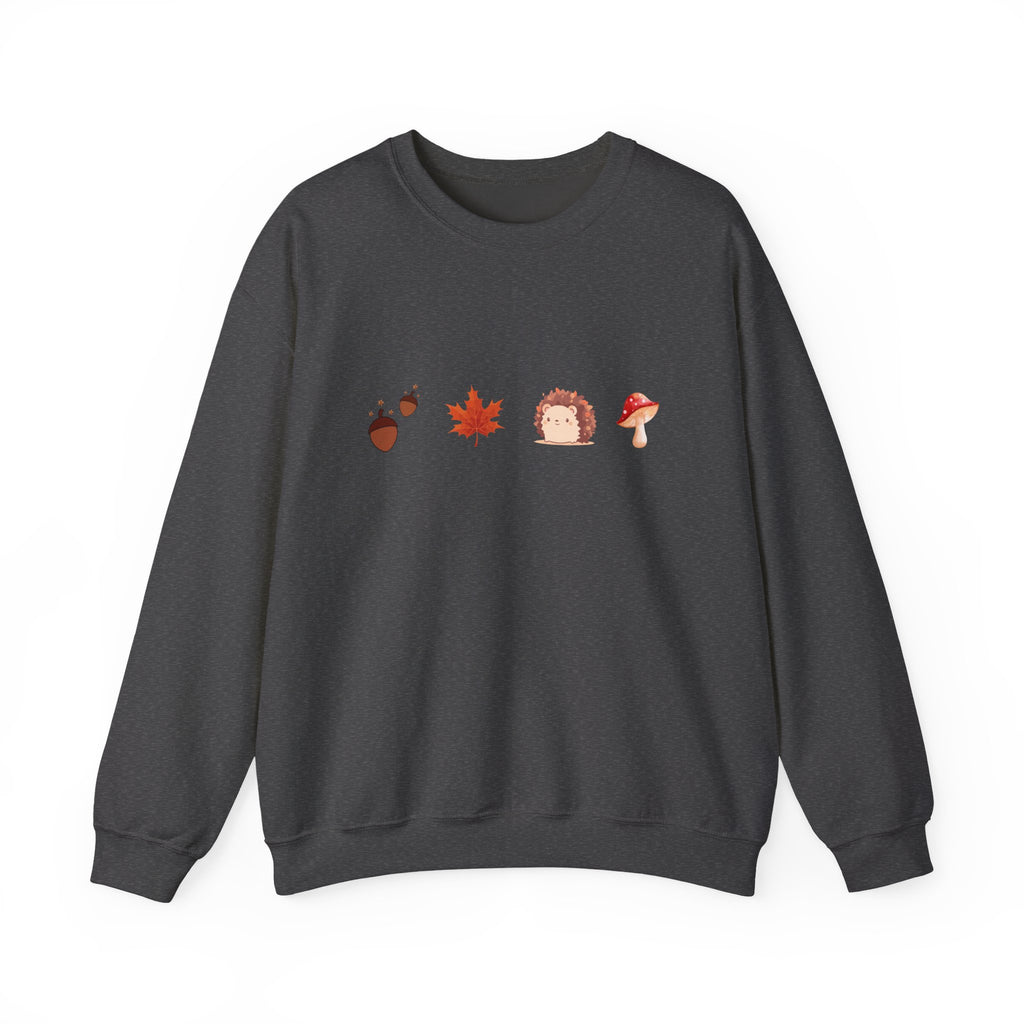 Autumn Vibes Unisex Crewneck Sweatshirt, Fall Fashion Cozy Sweater Gift
