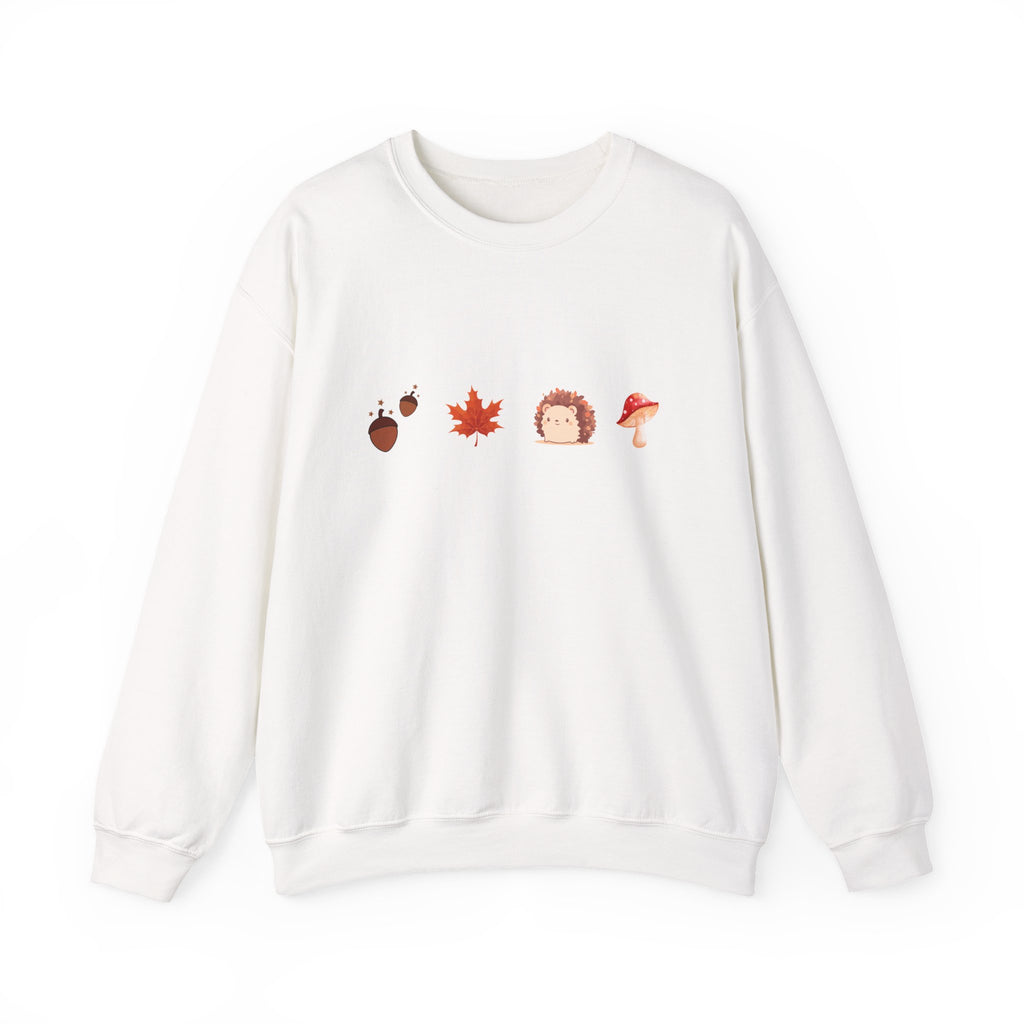 Autumn Vibes Unisex Crewneck Sweatshirt, Fall Fashion Cozy Sweater Gift